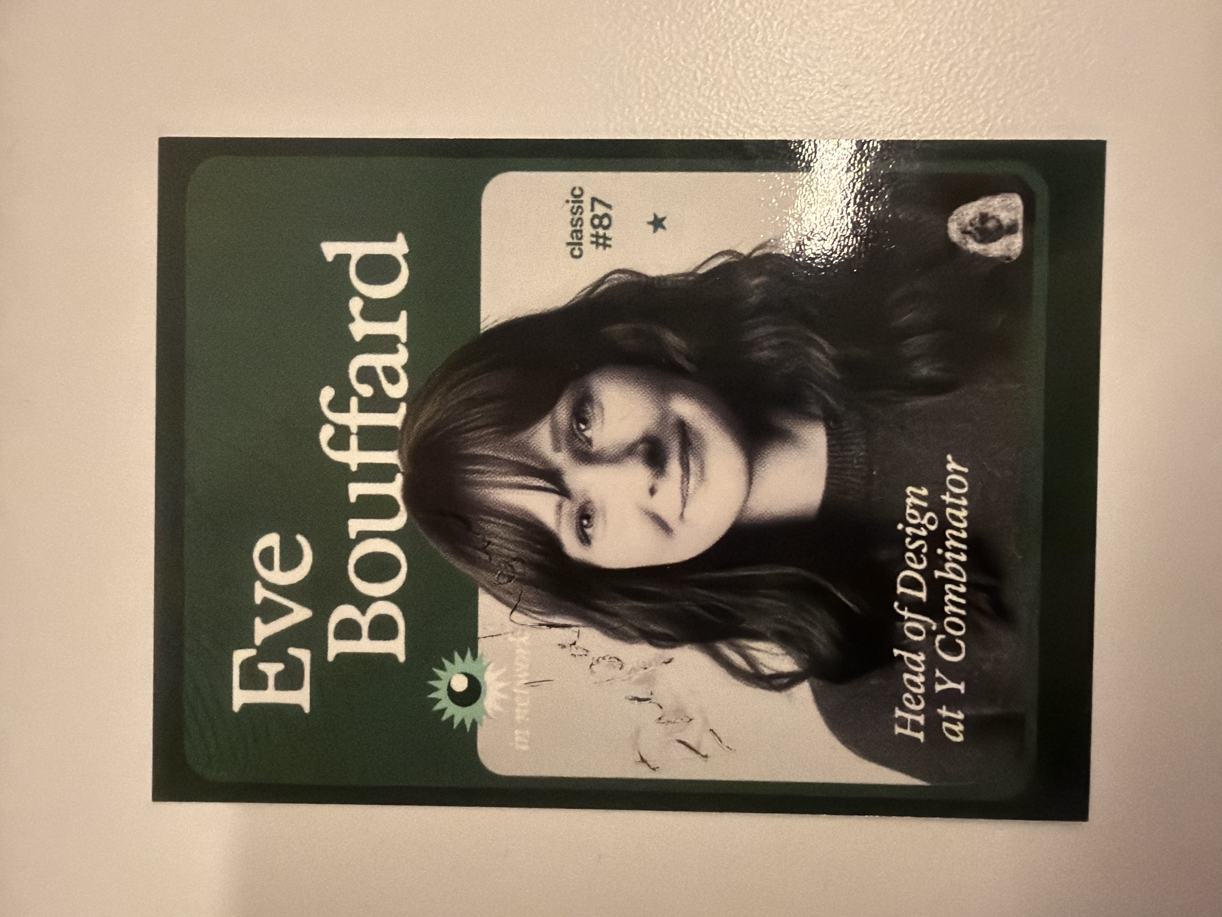 Eve Bouffard (signed) card